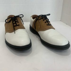 CALLAWAY Maximus Nordstrom size 10 mens brown white leather golf shoes